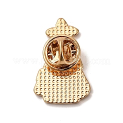 クリスマスエナメルピン  バックパック用合金ラペルピンバック  クリスマスツリー  28x17mm&nbsp;LS-JEWB-I047-01KCG-07