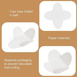 Cross Kraft Paper Chocolate Spacer&nbsp;AJEW-CN0004-83A