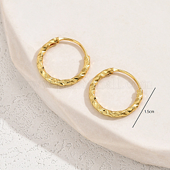 Fashionable Casual Brass Hoop Earrings&nbsp;XY7128