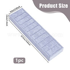 MDF Covered with Velvet Ring Organizer Display Trays&nbsp;RDIS-WH0001-43