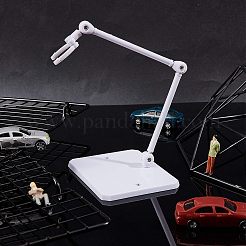 プラモデルおもちゃ組み立てホルダー  鉄製のネジとナット付き  ホワイト  パッケージ：30x21cm&nbsp;KY-WH0024-05A
