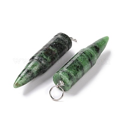 Natural Ruby in Zoisite Pointed Pendants&nbsp;G-D850-14