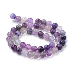 Natural Fluorite Beads Strands&nbsp;X-G-T055-6mm-14