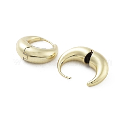ダブルホーン真鍮スタッドピアス  長持ちメッキ  鉛フリー＆カドミウムフリー  18KGP本金メッキ  21x8mm&nbsp;EJEW-Q811-23G