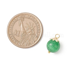 Cat Eye with Brass Pendants&nbsp;PALLOY-JF04270