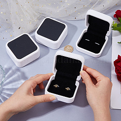 Plastic Cufflink Packing Boxes with Flip Hinged Lid&nbsp;CON-WH0100-51A
