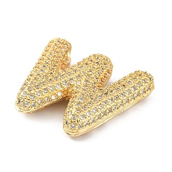 Rack Plating Brass Micro Pave Cubic Zirconia Pendants&nbsp;KK-Q790-01W-G