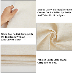 2Pcs Canvas Cloth Chair Replacement&nbsp;FIND-GF0007-73A