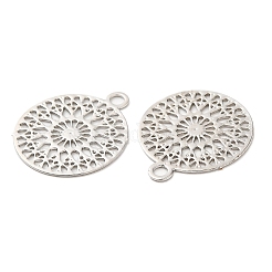 Long-Lasting Plated Brass Filigree Charms&nbsp;KK-K336-20P