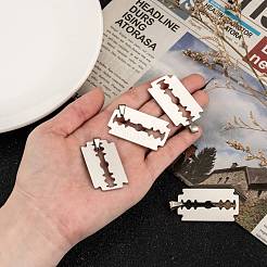 Tarnish Resistant 201 Stainless Steel Blade Pendants&nbsp;STAS-I032-069B