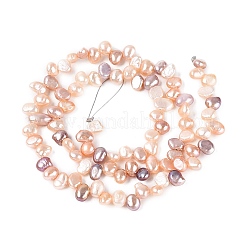 Natural Cultured Freshwater Pearl Beads Strands&nbsp;PEAR-N014-04P