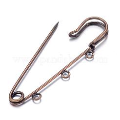 Antique Bronze Iron Kilt Pin Brooch Pin Findings&nbsp;X-KK-Q485-AB
