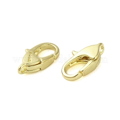 真鍮カニカン  カドミウムフリー＆ニッケルフリー＆鉛フリー  ゴールドカラー  11.5x6x3mm  穴：1.2mm&nbsp;KK-B089-24A-G