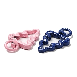 Alloy Enamel Swivel Clasps&nbsp;PALLOY-F304-01M