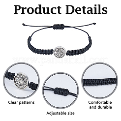10Pcs Adjustable Alloy Link Bracelets&nbsp;BJEW-DC0001-28