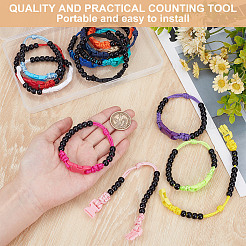 14Pcs Plastic Pace Counter Beads for Land Navigation&nbsp;BJEW-DR00005