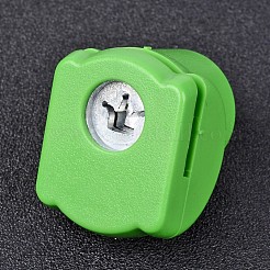 スクラップブッキングとペーパークラフト用のランダムな単色またはランダムな混合色のミニプラスチッククラフトペーパーパンチセット  ペーパーシェイパー  クラウン  33x26x32mm&nbsp;LS-AJEW-L051-06