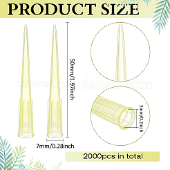 2000Pcs Plastic Lab Pipette Tips&nbsp;TOOL-BC0030-45A