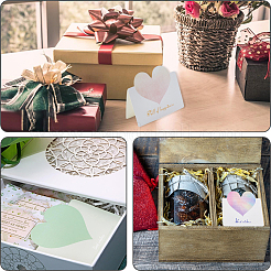 60Pcs 6 Colors Paper Greeting Cards&nbsp;DIY-GF0011-24