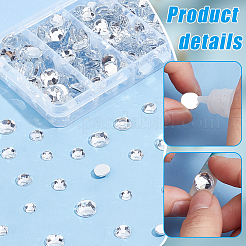 430pcs 5 Styles Plastic Cabochons&nbsp;FIND-PH0021-48A