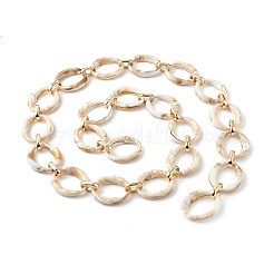Handmade Imitation Gemstone Style Link Chains&nbsp;AJEW-J034-01E