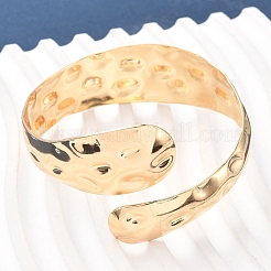 Snake Shape Hammered Iron Cuff Bangle & Ring&nbsp;SJEW-G085-01G