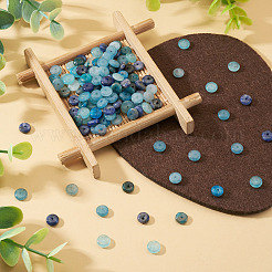 180Pcs 4 Styles Natural Apatite & Sodalite & Dyed White Jade Beads&nbsp;G-TA0003-08A