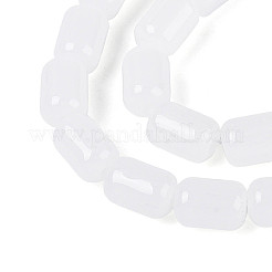 Imitation Jade Glass Beads Strands&nbsp;GLAA-T028-14J-01