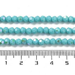 Opaque Glass Beads Strands&nbsp;EGLA-A035-P4mm-L12