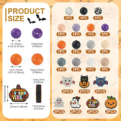 29Pcs Silicone Focal Beads&nbsp;SIL-TA0003-04