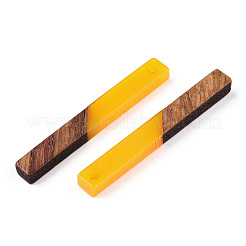 Transparent Resin & Walnut Wood Pendants&nbsp;LS-RESI-TAC0021-44B