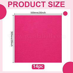 7Pcs Cotton Pure Color Fabric&nbsp;AJEW-WH0481-631A