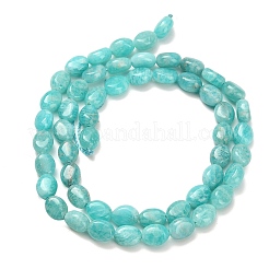 Natural Amazonite Beads Strands&nbsp;G-H335-N02-6x8mm