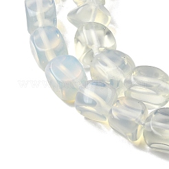 オパールビーズ連売り  ナゲット  タンブルストーン  8~11x6~8x6~8mm  穴：1mm  約47個/連  15.75''（40センチメートル）&nbsp;G-D321-A01