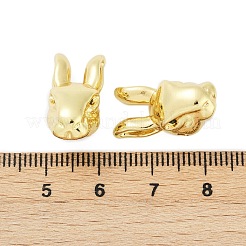 Brass Micro Pave Cubic Zirconia Beads&nbsp;KK-L235-03G