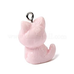 Opaque Resin Pendants&nbsp;X-RESI-F065-02