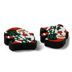 Santa Claus Christmas Food Grade Eco-Friendly Silicone Beads&nbsp;SIL-D001-02
