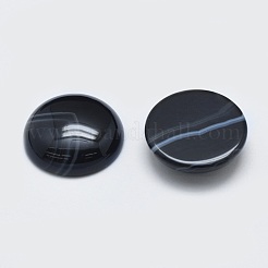 Natural Striped Agate/Banded Agate Cabochons&nbsp;G-G760-B02-05
