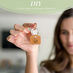 DIY Blank Keychain Making Kit&nbsp;DIY-OC0011-02