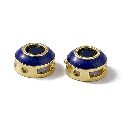 Rack Plating Brass Cubic Zirconia Beads&nbsp;KK-C007-15G-01
