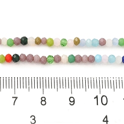 Opaque Imitation Jade Glass Beads Strands&nbsp;EGLA-P062-02B