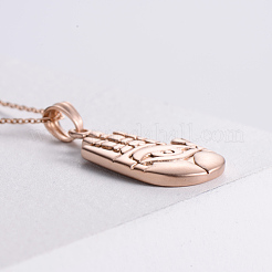 Vintage Gothic Stainless Steel Hamsa Hand Pendant Necklaces&nbsp;EA4293