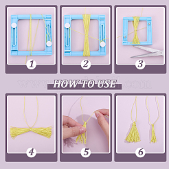 Plastic Tassel Maker Tool&nbsp;DIY-WH0591-559