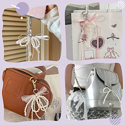 6Pcs Acrylic & Alloy & Plastic Keychain&nbsp;KEYC-PH01538