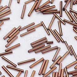 Glass Bugle Beads&nbsp;SEED-E001-9mm-81#