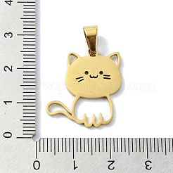 304 Stainless Steel Pendants&nbsp;STAS-C097-10G