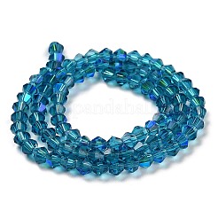 Transparent Electroplate Glass Beads Strands&nbsp;EGLA-A039-T2mm-L01