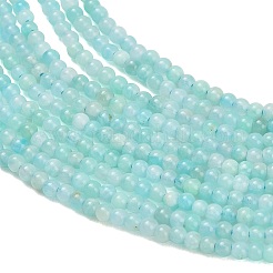 天然石アマゾナイトビーズ連売り  スムーズなラウンド  2mm  穴：0.5mm  約176~179個/連  15~15.47''（38.1~39.3センチメートル）&nbsp;G-A322-A04-2mm