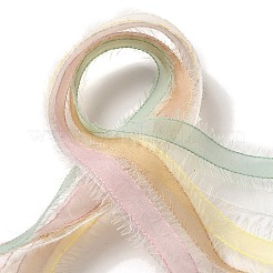 Polyester and Nylon Raw Edged Ribbon Sets&nbsp;DIY-Z029-01C