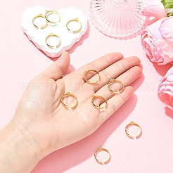 SHEGRACE Adjustable Brass Ring Components&nbsp;XGR0088G-132G